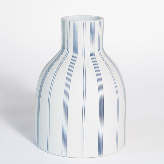 Azure Strokes Vase