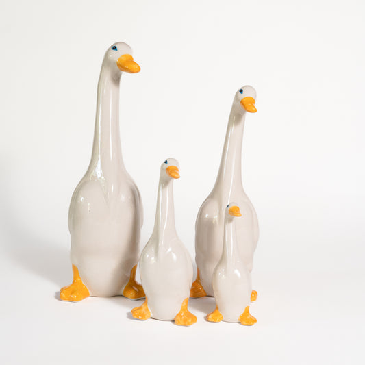 Ceramic Duck Family
