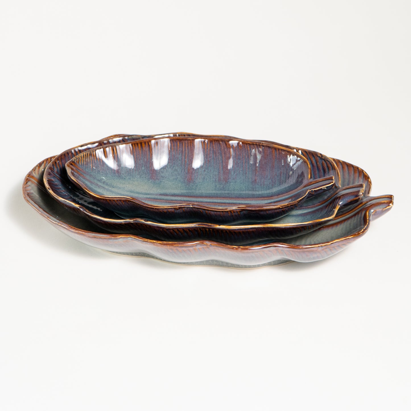 Leaf Shaped Platter (Set of 3)