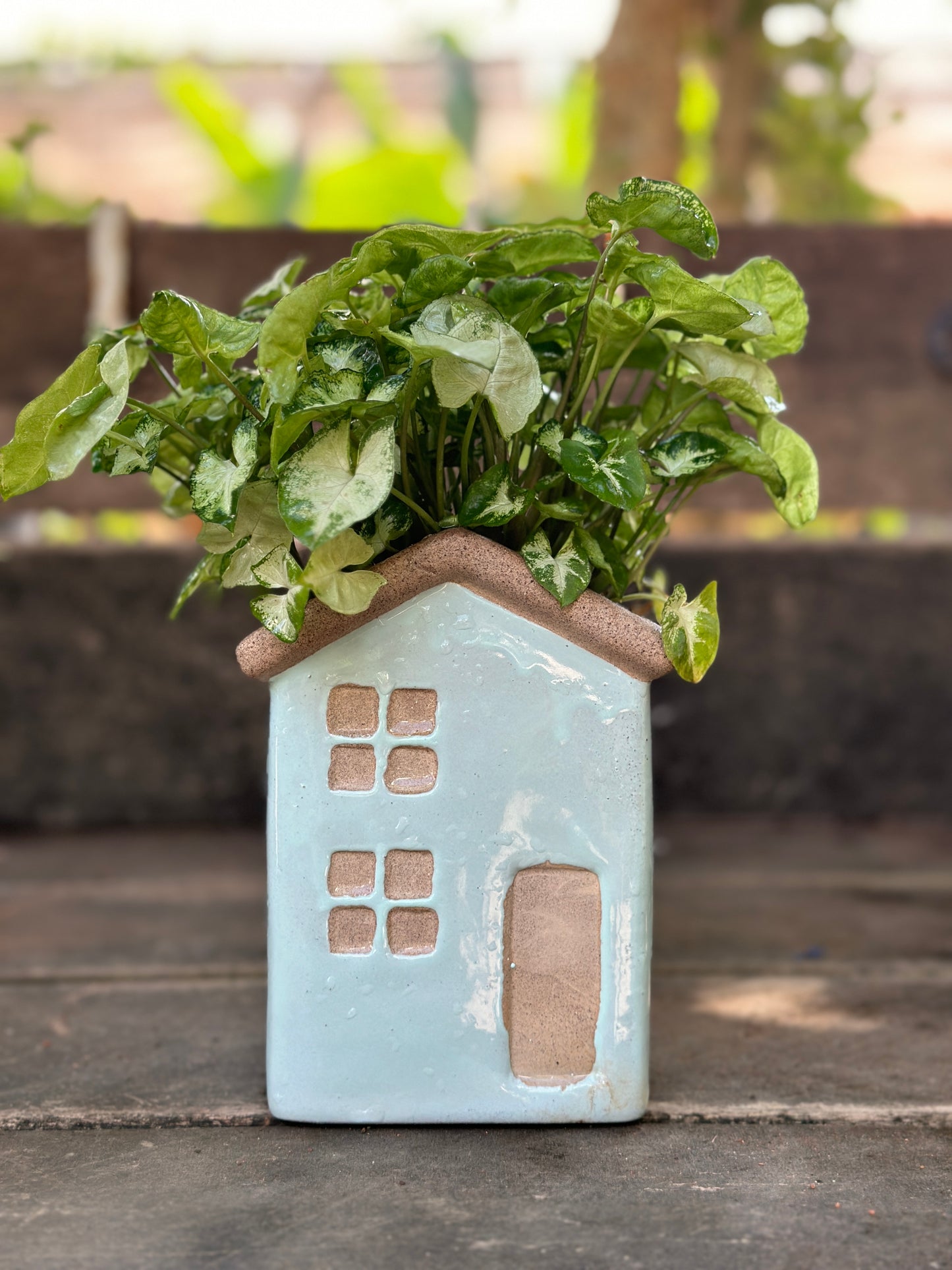 Ceramic House Planter